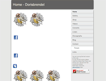 Tablet Screenshot of dorisbrendel.com